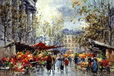 Flower Market Madeleine jigsaw puzzle
