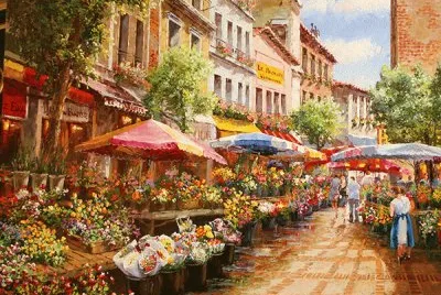 flower market 2 jigsaw puzzle