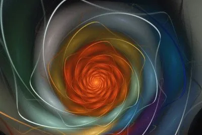 abstract flower jigsaw puzzle