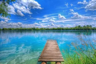 day at the lake jigsaw puzzle