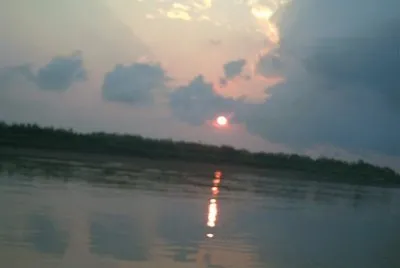 atardecer en el AMAZONAS