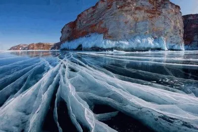 ice on Lake Baikal