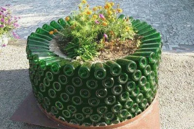 bottle planter