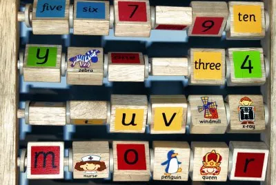 alphabet abacus jigsaw puzzle
