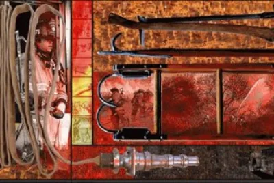 Fire 3 mural