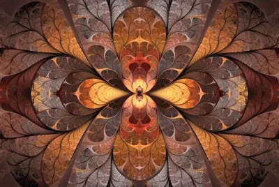 autumn stained glass