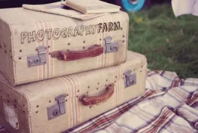 country suitcases