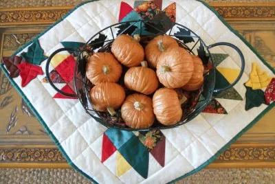 quilted table topper