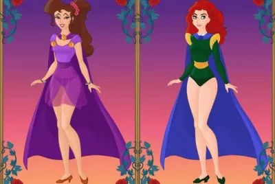 SuperHeroines Megara Merida jigsaw puzzle