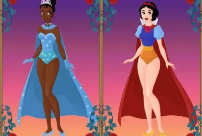 SuperHeroines Tiana SnowWhite jigsaw puzzle
