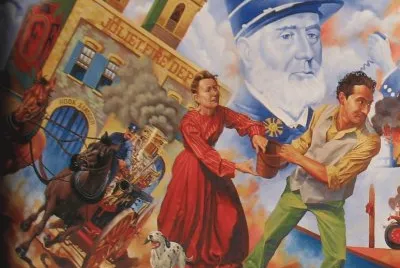 fire station mural