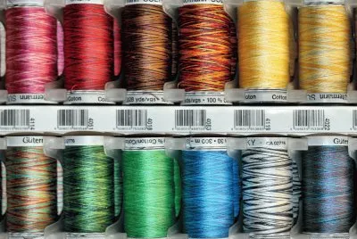 multicolour Silk thread reels