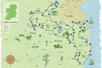 map of kildare   wicklow
