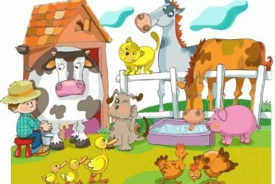פאזל של Animales de la granja