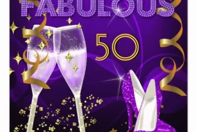 פאזל של Fabulous 50 Party Invitation
