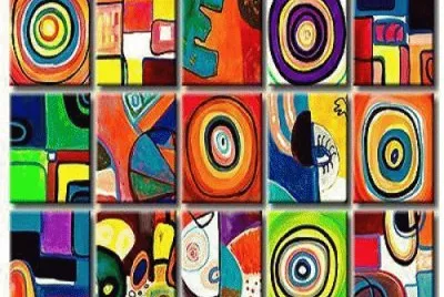 cuadros multicolores 4