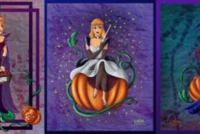 Halloween Giselle Cinderella Tiana