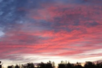 Backyard sunrise Oct 5 2013