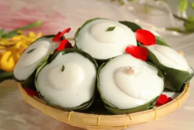 Thai Pudding with Coconut topping