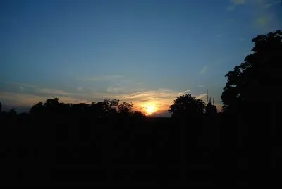 Por do sol - ChorzÃ³w