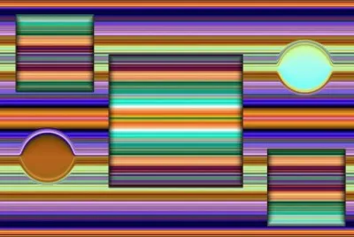squares and lines colour