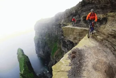 on the edge