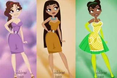 Megara Pocahontas Tiana