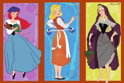 Ariel Cinderella Aurora