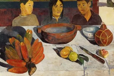 Paul Gauguin  Tahitische Jungen am Tisch