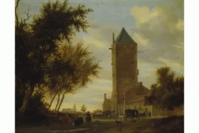 Salomon van Ruisdael  The Watchtower jigsaw puzzle