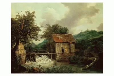 Jacob van Ruysdael  Two Watermills jigsaw puzzle