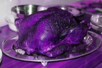 Purple Thanksgiving Turkey