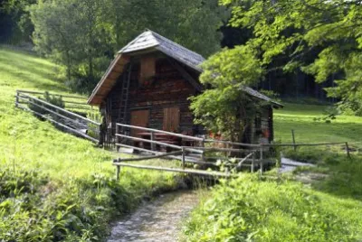 Old hut, Joglland, Styria jigsaw puzzle