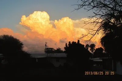 summer clouds gulf coast florida