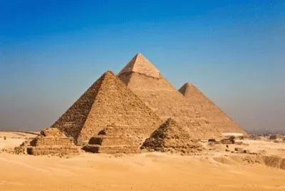 Pyramids of Cheops  Gizeh  Egypt