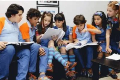 decorando o texto para o programa #chiquititas