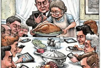 Modern Thanksgiving Gathering