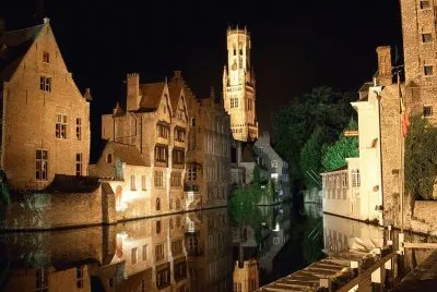 פאזל של bruges di notte