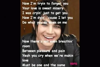 adam lambert words