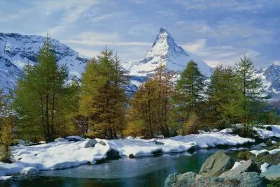 Paisagem com neve