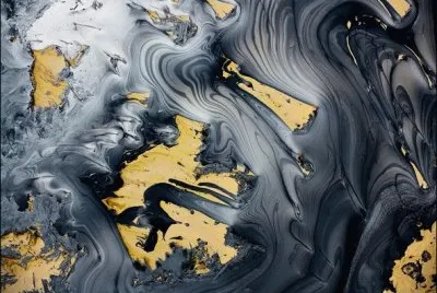 פאזל של oil paint land art ...