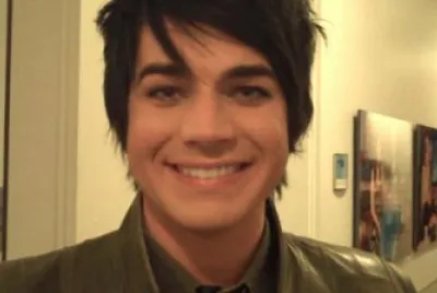 adam lambert smiling