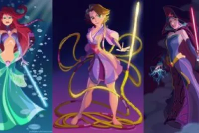 StarWars Ariel Rapunzel SnowWhite