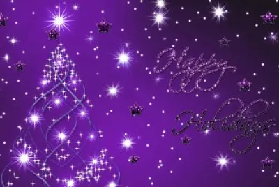 â™¥ Purple Happy Holidays to All of You â™¥