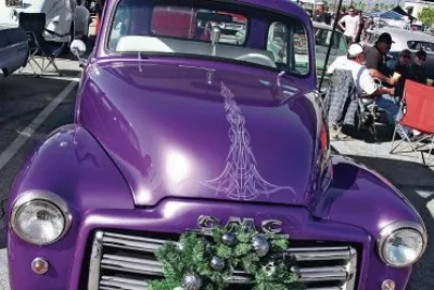 Purple Custom Classic Car