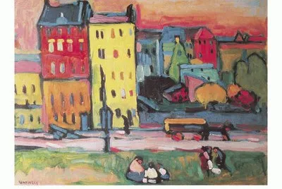 Wassily Kandinsky  Houses of Munich