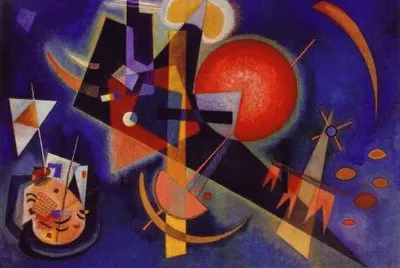 Wassily Kandinsky in Blue