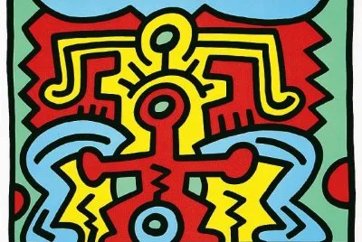 Painting Keith Haring