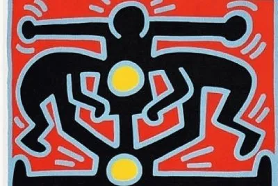 Painting Keith Haring