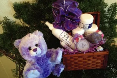 Lavender Christmas Gift Basket